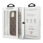 Guess GUHCP12MGF4GBR iPhone 12/12 Pro 6,1" brown hardcase 4G Charms Collection - imagine 9