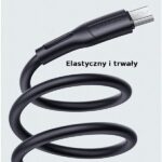 USAMS U68 microUSB 2A Fast Charge 1m black SJ502USB01 (US-SJ502) - imagine 5