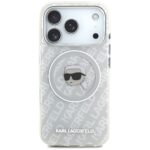 Karl Lagerfeld IML Karl Head Logo MagSafe Case for iPhone 17 Pro Grey - imagine 3