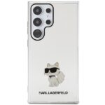 Karl Lagerfeld KLHCS24LHNCHTCT S24 Ultra S928 transparent hardcase IML Choupette - imagine 3