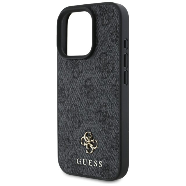Case Guess HC PU 4G Small 4G and Classic for iPhone 16 Pro Max MagSafe black - imagine 6