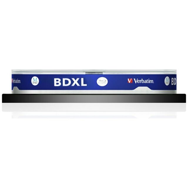 Płyta BD-XL Verbatim M-Disc 100GB 4X      Inkjet Printable 10szt 43850 - imagine 2