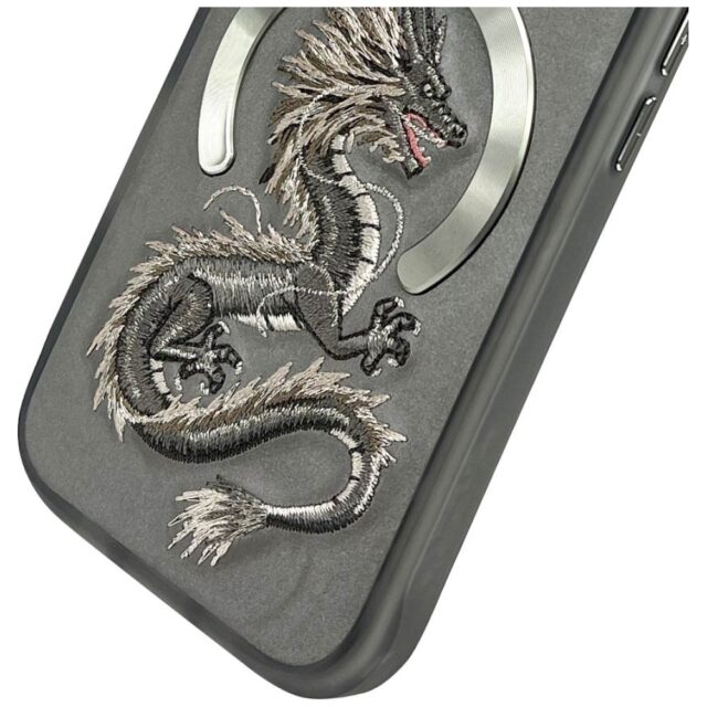 Nimmy Dragon MagSafe case for iPhone 16 Pro grey - imagine 5