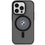 Case BMW BMHMP14LDSLK iPhone 14 Pro 6.1" black hardcase Signature MagSafe - imagine 3
