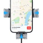 USAMS Car Holder with Wireless Charger Black (CD229) 15W - imagine 2