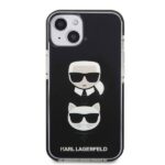 Karl Lagerfeld KLHCP13STPE2TK iPhone 13 mini 5,4" hardcase black Karl&Choupette Head - imagine 3