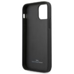 BMW BMHCP12MRWBOK iPhone 12 / 12 Pro 6.1" black hardcase Leather Outlines - imagine 7