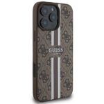 Guess GUHMP16XP4RPSW iPhone 16 Pro Max 6.9" brown hardcase 4G Printed Stripes MagSafe - imagine 4