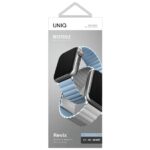 UNIQ Revix Strap Apple Watch Series 1-9/SE/SE2/SE3 38/40/41mm Reversible Magnetic white-blue - imagine 8