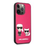 Karl Lagerfeld KLHCP13XPCUSKCP iPhone13 Pro Max 6,7" fuchsia hardcase Ikonik Karl & Choupette - imagine 4