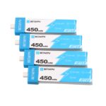 BetaFPV BT2.0 450mAh 4-pack | 1S Drone Battery Pack | 3.8V, 450mAh - imagine 2