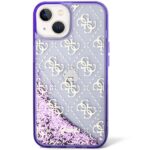 Guess GUHCP14SLC4PSGU iPhone 14 / 15 / 13 6.1" purple hardcase Liquid Glitter 4G Transculen - imagine 3