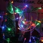 Lampki choinkowe LED - 5m/50 lampek      wielokolorowe/multicolor zasilane bat. 3xAA EHD-LS02 - imagine 2