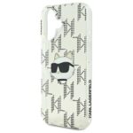 Karl Lagerfeld KLHCP16SHKLPCHT iPhone 16 6.1" transparent hardcase IML Choupette Head E - imagine 6