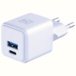 Wall charger 3MK Hyper GaN Charger 20W 1xUSB-A 1XUSB-C PD QC4+ white - imagine 4