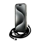 Karl Lagerfeld KLHMP15LHCKCKLCK iPhone 15 Pro 6.1" black hardcase IML Crossbody Monogram Karl - imagine 4