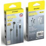 AWEI PC-7T USB-C 1.2m stereo headphones black - imagine 7