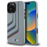 BMW BMHMP16X23SLIG iPhone 16 Pro Max 6.9" grey hardcase Silicone Turning Lines MagSafe