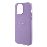 Guess GUHMP15LPSAHMCU iPhone 15 Pro 6.1" purple hardcase Saffiano MagSafe - imagine 6