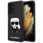 Karl Lagerfeld KLHCS21LSLFKBK S21 UltraG998 hardcase black Silicone Iconic