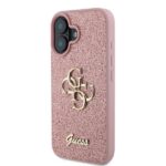 Guess GUHCP16MHG4SGP iPhone 16 Plus 6.7" pink hardcase Fixed Glitter Big 4G - imagine 2
