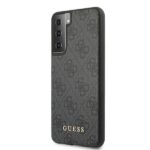 Guess GUHCS21MG4GFGR S21+ G996 grey hard case 4G Metal Gold Logo - imagine 2