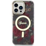 Guess GUHMP14XHCFWSA iPhone 14 Pro Max 6.7" khaki hardcase Flower MagSafe - imagine 3