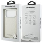 Karl Lagerfeld FW Stamped Karl MagSafe Case for iPhone 17 Pro Beige - imagine 8
