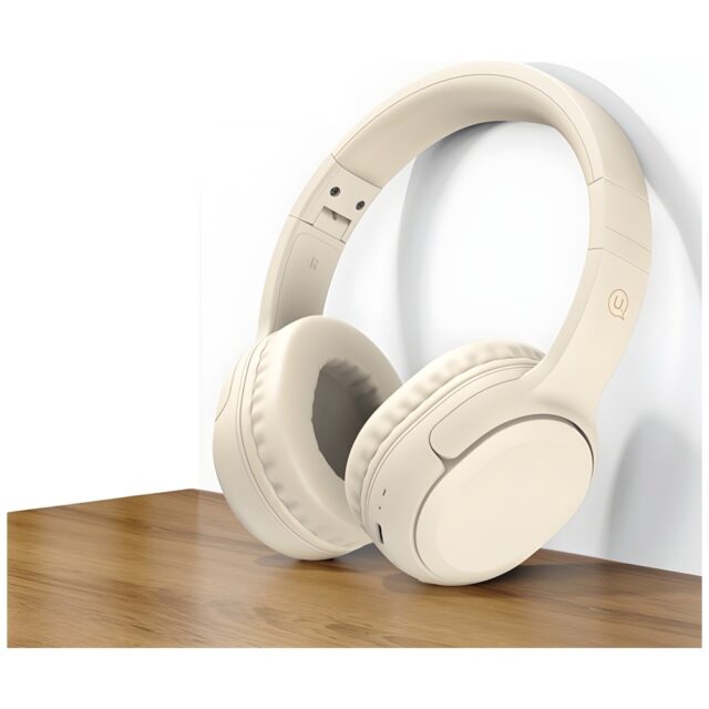 USAMS Bluetooth 5.3 On-Ear HeadphonesYun Series Beige TDLYEJYX02 (USAMS-YG23) - imagine 7
