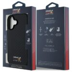Red Bull RBHMP16S24CFILSK iPhone 16 6.1" hardcase black Carbon Fiber Shiny Logo MagSafe - imagine 8