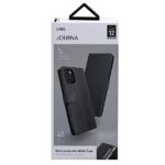 UNIQ Journa Bookcase iPhone 12/12 Pro 6,1" dark grey - imagine 9