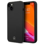 Mercedes MEHCP14MSILBK iPhone 14 Plus / 15 Plus 6.7" Black Hardcase Silicone Line