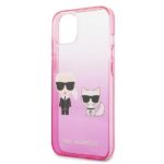 Karl Lagerfeld KLHCP13STGKCP iPhone 13 mini 5,4" hardcase pink Gradient Ikonik Karl & Choupett - imagine 6