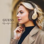 Guess Bluetooth on-ear headphones GUBH604GEMW brown 4G Script - imagine 5