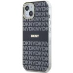 DKNY DKHMP14SHRHSEK iPhone 14 / 15 / 13 6.1 inch black hardcase IML Mono & Stripe MagSafe - imagine 2