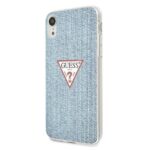 Guess GUHCI61PCUJULLB iPhone Xr light blue hardcase Jeans Collection - imagine 2