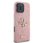 Guess GUHCP16XHG4SGP iPhone 16 Pro Max 6.9" pink hardcase Fixed Glitter Big 4G - imagine 2
