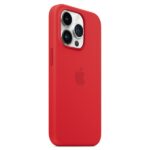 Case Apple MPTR3ZM/A iPhone 14 Pro Max 6,7" MagSafe red Silicone Case - imagine 2
