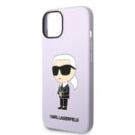 Karl Lagerfeld KLHCP14MSNIKBCU iPhone 14 Plus / 15 Plus 6,7" hardcase purple Silicone Ikoni - imagine 6