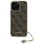 Guess GUHCP16XGF4GBR iPhone 16 Pro Max 6.9" brown hardcase 4G Charms Collection - imagine 3