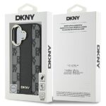 DKNY DKHMP16SPCPVSLK iPhone 16 6.1" black hardcase Checkered Pattern Magsafe - imagine 8