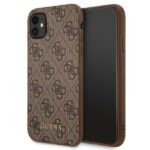 Guess GUHCN61G4GB iPhone 11 6,1" / Xr brown hard case 4G Collection