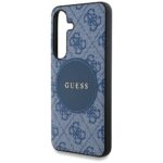 Case Guess 4G Round Patch Classic Logo MagSafe to Samsung Galaxy S25 Plus blue - imagine 6