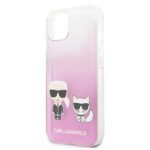 Karl Lagerfeld KLHCP13SCKTRP iPhone 13 mini 5,4" hardcase pink Karl & Choupette - imagine 6