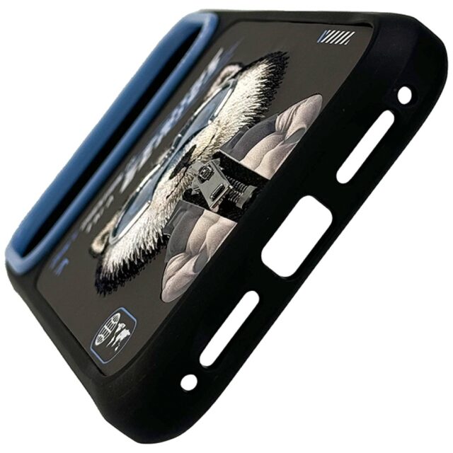 Case Nimmy Cool&Cute 2.0 Wolf for iPhone  17 Pro black - imagine 5
