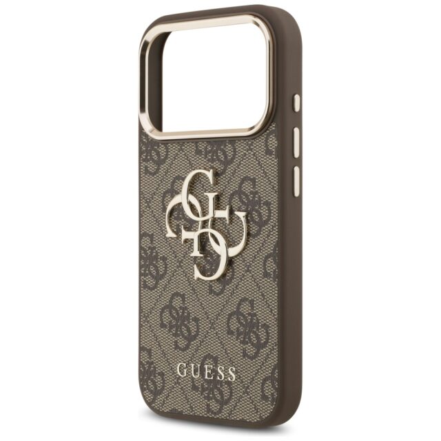 Case Guess 4G Big 4G Classic Logo for iPhone 17 Pro brown gold - imagine 6