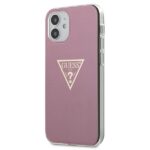 Guess GUHCP12SPCUMPTPI iPhone 12 mini 5,4" pink hardcase Metallic Collection - imagine 2