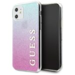 Guess GUHCN61PCUGLPBL iPhone 11 pink blue hard case Glitter Gradient