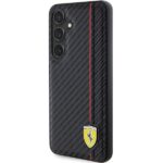 Ferrari FEHCS24SN3DUR S24 S921 black hardcase Carbon Printed Line - imagine 2
