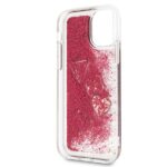 Guess GUHCN61GLHFLRA iPhone 11 6,1" / Xr raspberry hard case Glitter Hearts - imagine 4